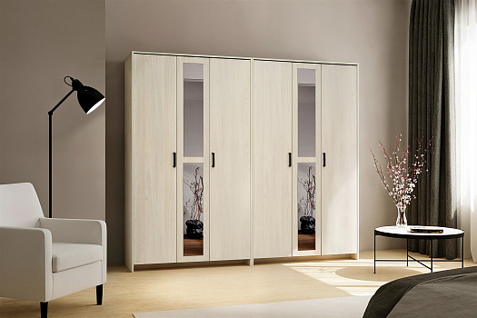 Комплект шкафов Глория 2.4 м ясень анкор светлый