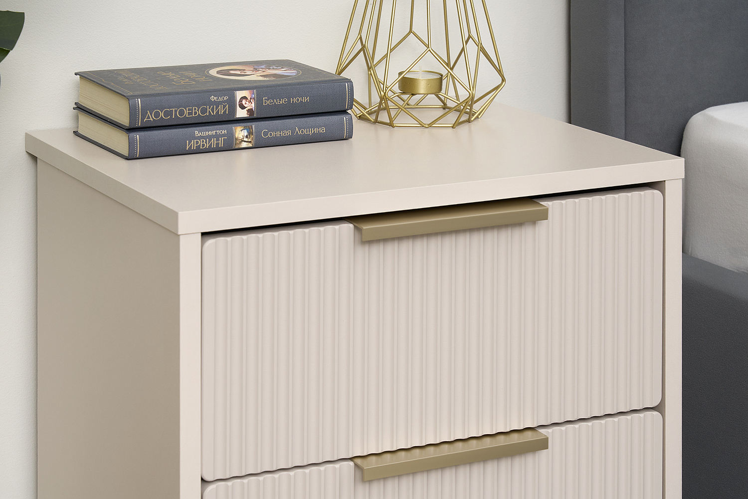 Тумба прикроватная Пандора кашемир / айриш