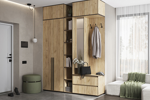 Модульная прихожая Норд дуб крафт