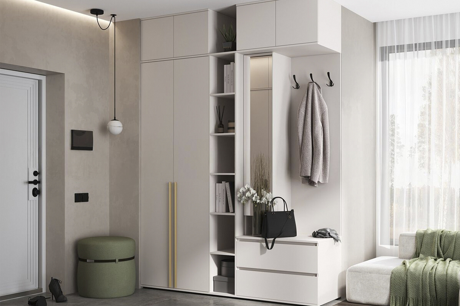 Прихожая Норд №2 кашемир