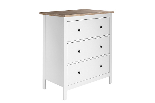 Комод Сага ясень / белый
