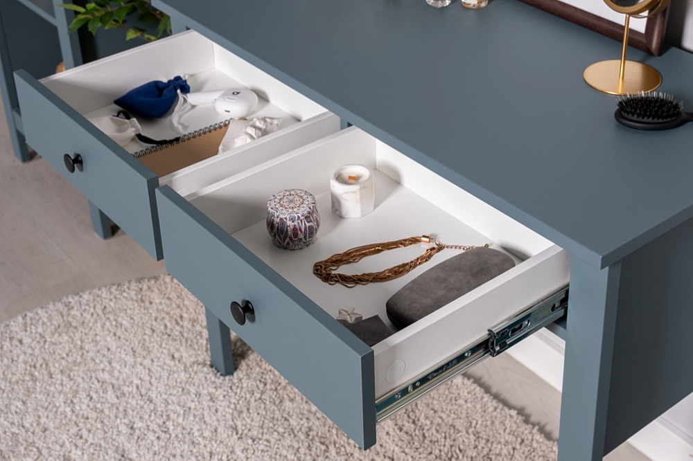 Стол туалетный Сага темно-бирюзовый