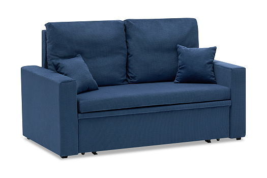 Диван еврокнижка Тунне велюр синий