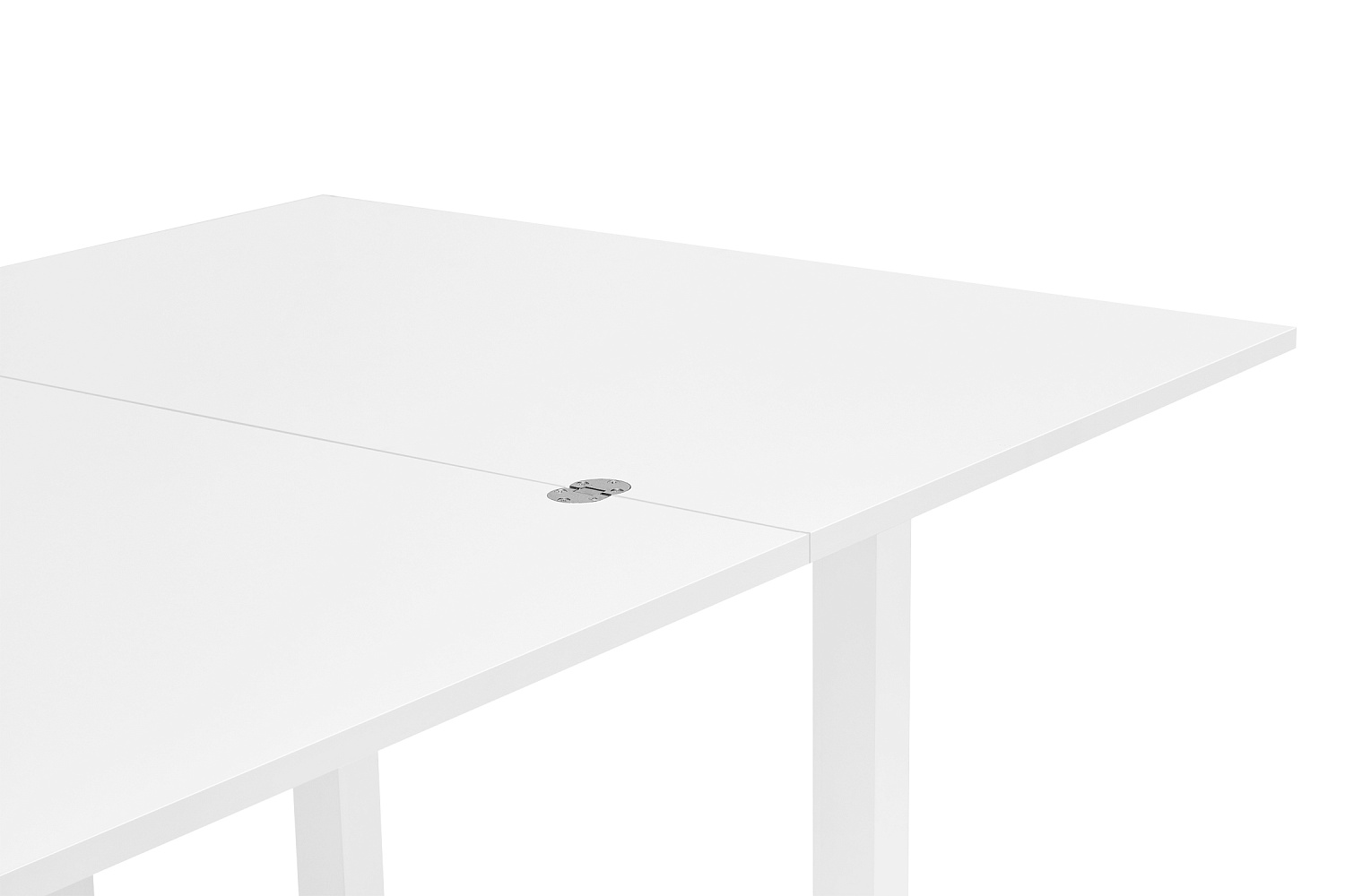 Стол обеденный раскладной белый 