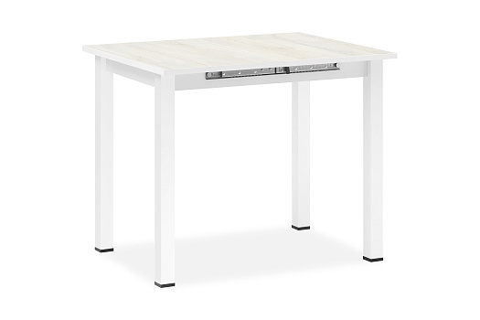 Стол обеденный раздвижной Классик белый / сосна белая