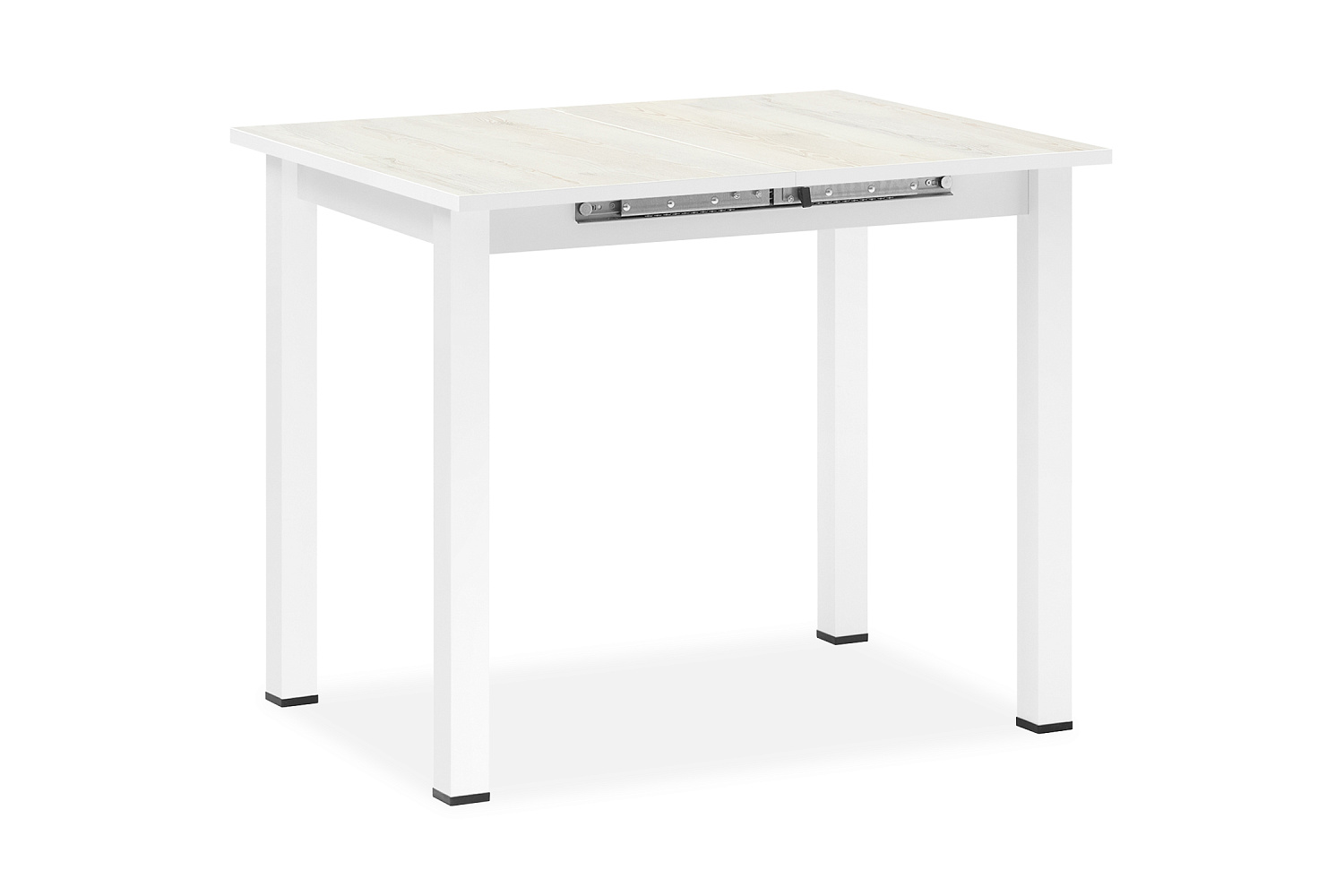 Стол обеденный раздвижной Классик белый / сосна белая