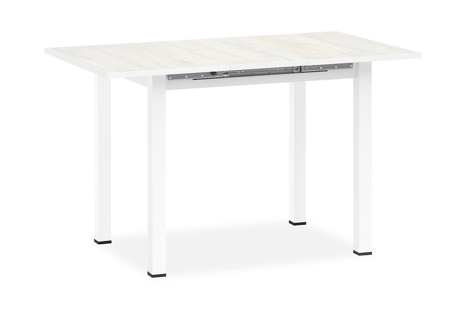 Стол обеденный раздвижной Классик белый / сосна белая