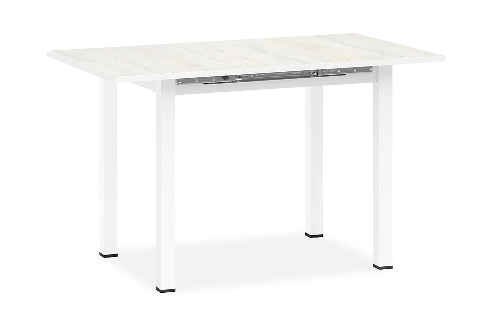 Стол обеденный раздвижной Классик белый / сосна белая