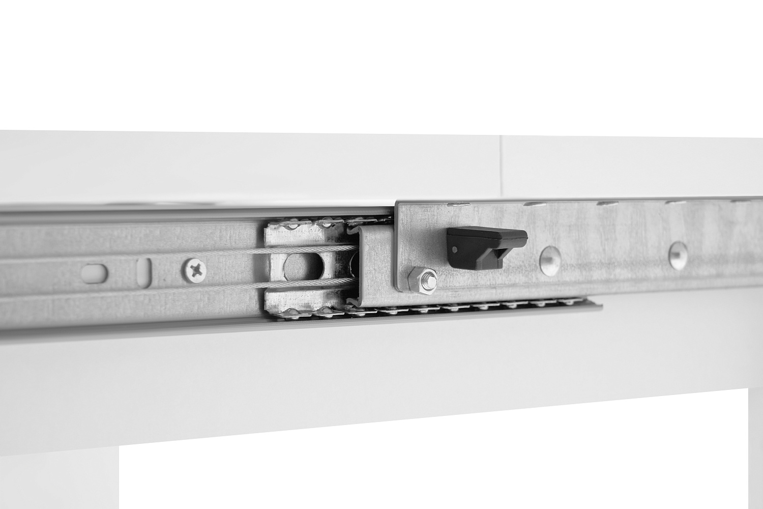 Стол обеденный раздвижной Классик белый / сосна белая