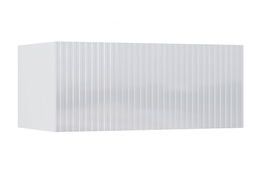 Тумба навесная Оливия белый / белый глянец