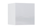 Шкаф навесной малый Оливия белый / белый глянец