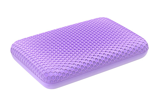 Анатомическая подушка Grid Purple с эффектом охлаждения