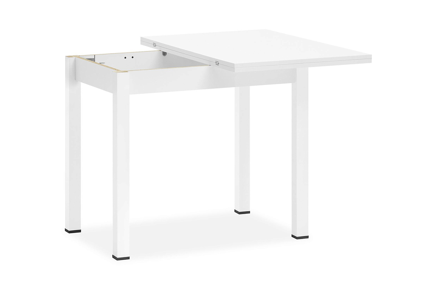 Стол обеденный раскладной белый 