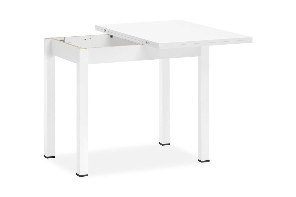 Стол обеденный раскладной белый 