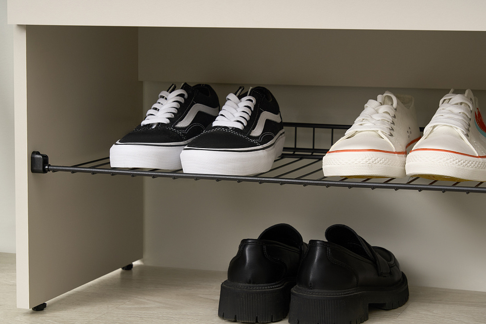 Обувница Баско кашемир / дуб крафт золотой