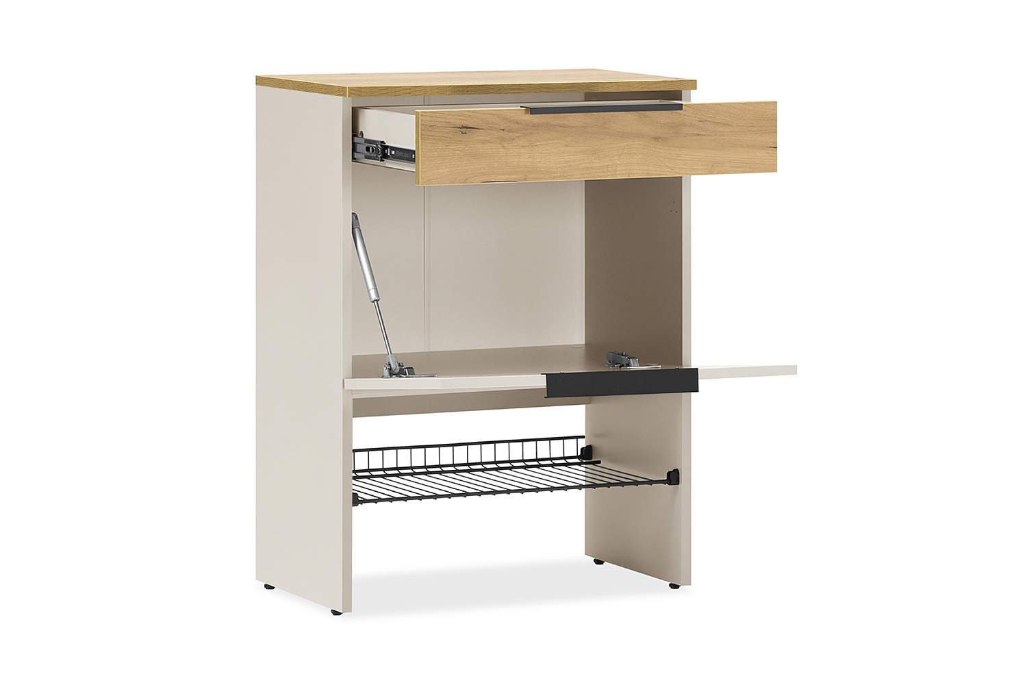 Обувница Баско кашемир / дуб крафт золотой