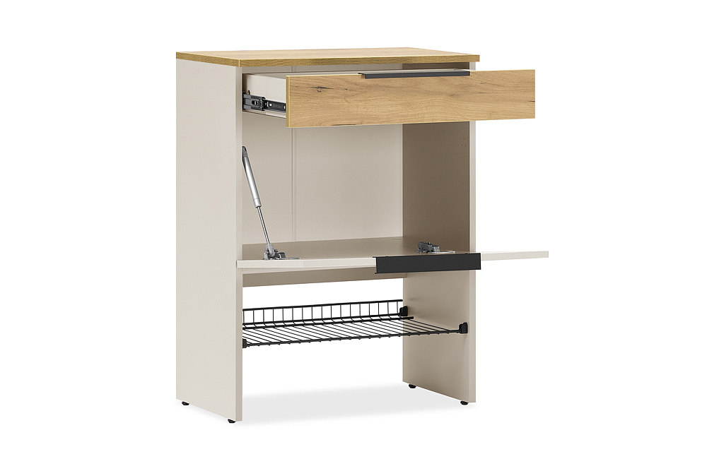 Обувница Баско кашемир / дуб крафт золотой