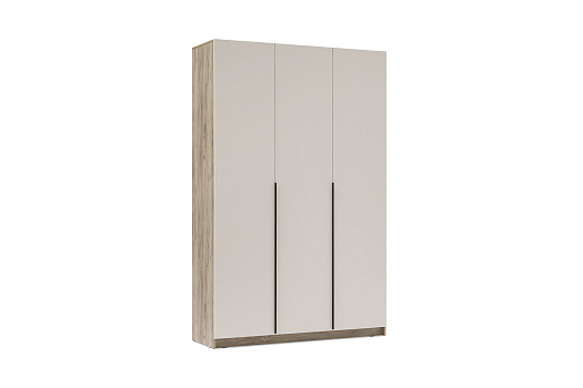 Шкаф 3-х створчатый Бохо ШК-004 дуб крафт серый / кашемир