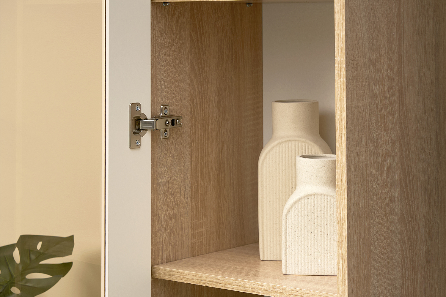 Стенка Соло-6 дуб сонома светлый / белый