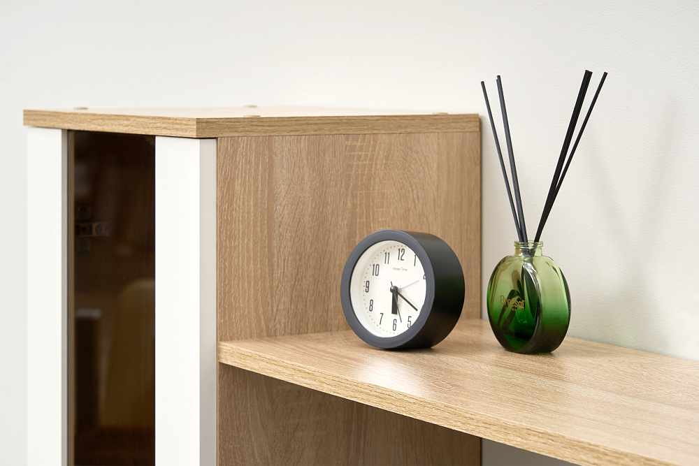 Стенка Соло-6 дуб сонома светлый / белый