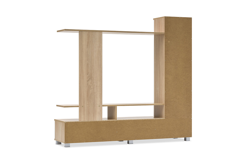 Стенка Соло-6 дуб сонома светлый / белый