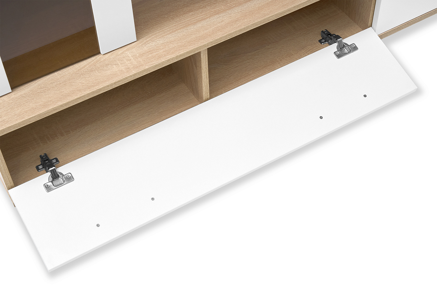 Стенка Соло-6 дуб сонома светлый / белый