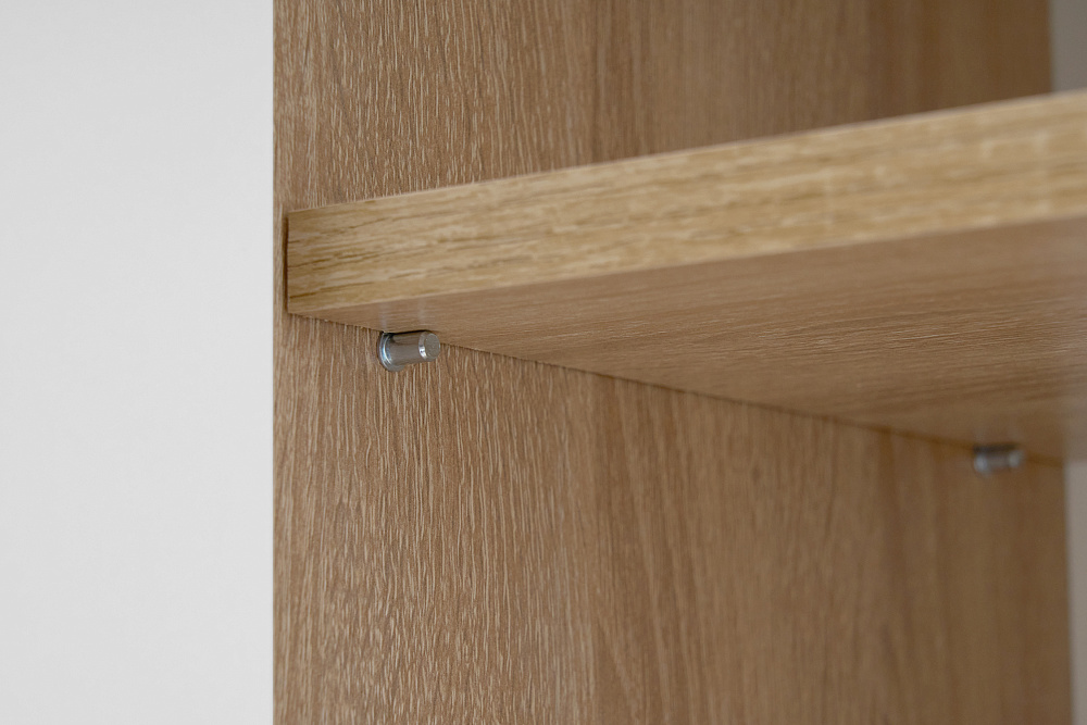 Стенка Соло-6 дуб сонома светлый / белый