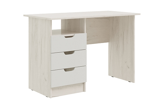 Стол письменный Юниор-4 дуб крафт белый / шарли белый