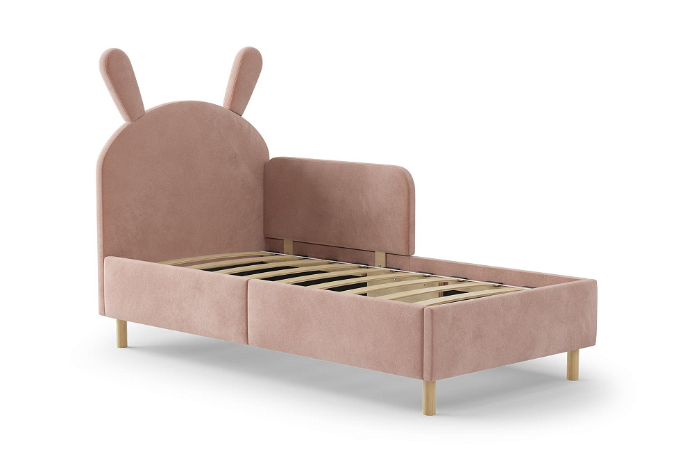 Кровать Вилу светло-розовая