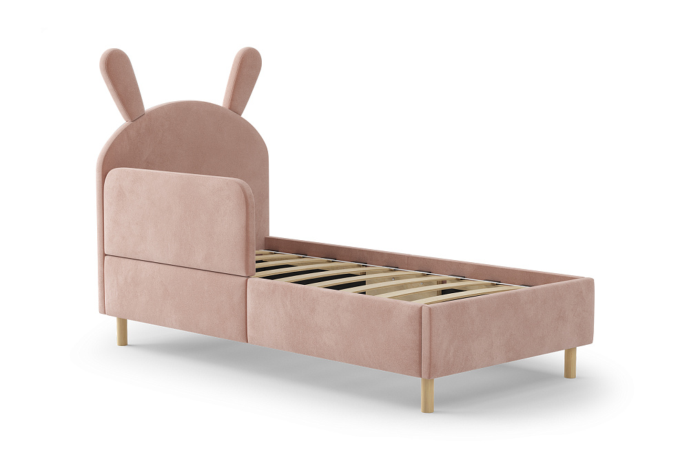 Кровать Вилу светло-розовая