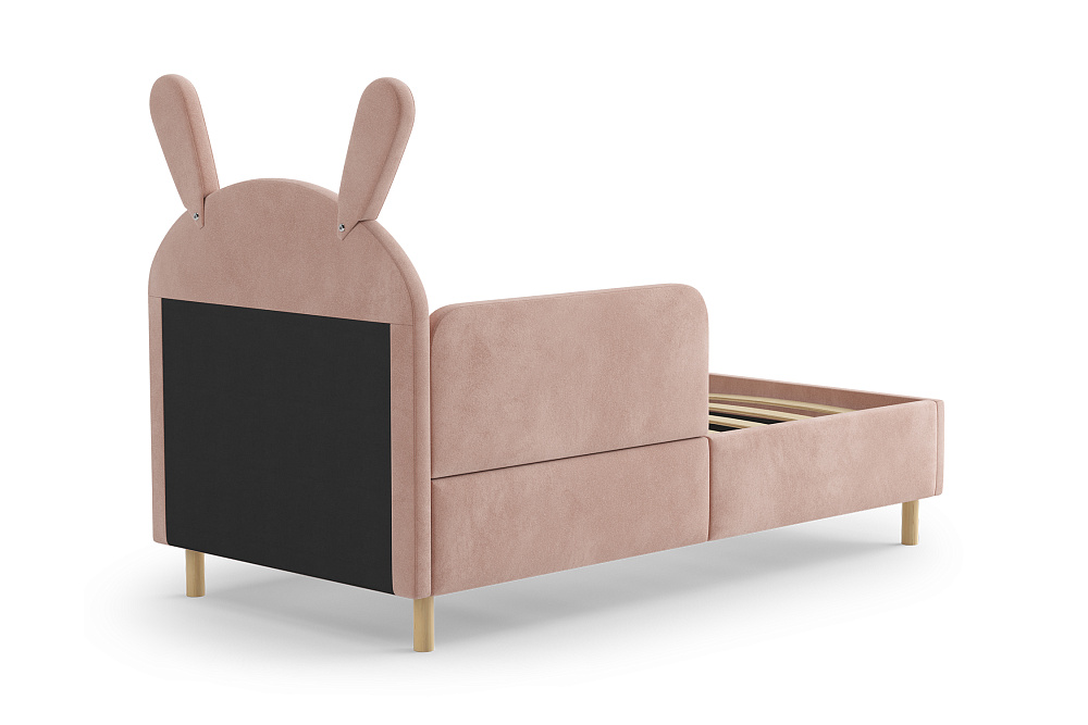 Кровать Вилу светло-розовая