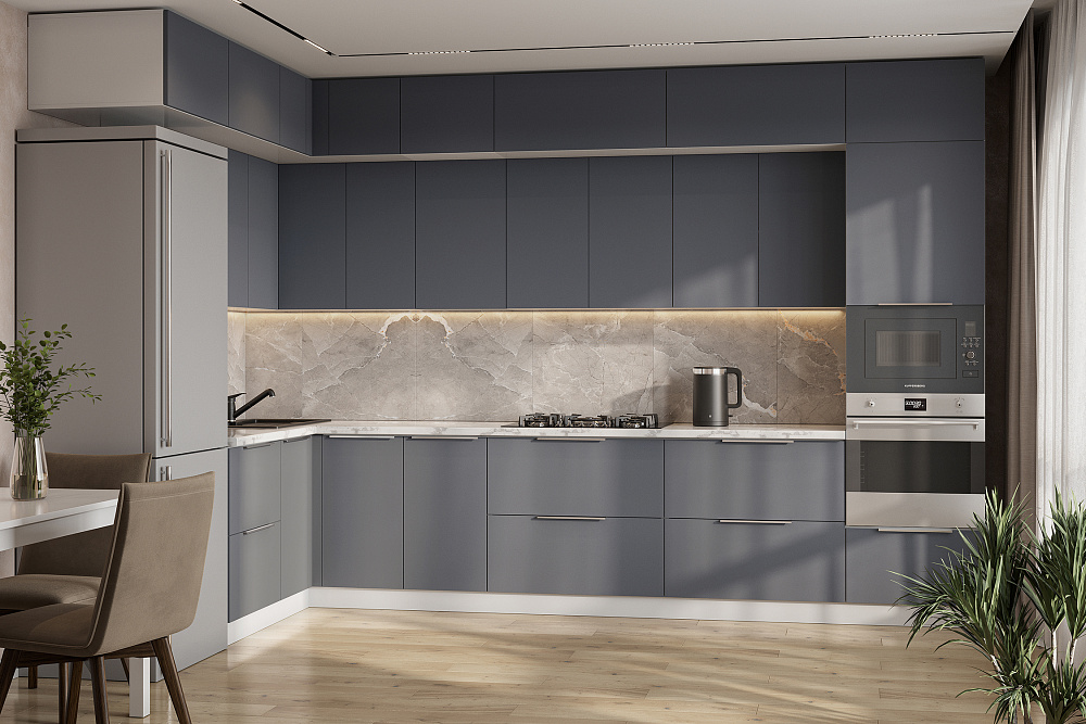 Модульная кухня Монора каменный графит