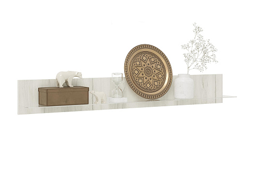 Полка Алтея дуб крафт белый