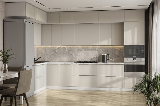 Модульная кухня Монора солнечный бежевый