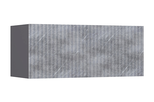 Тумба навесная Оливия графит / мрамор глянец