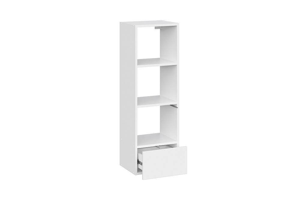 Шкаф навесной с ящиком Океалис белый