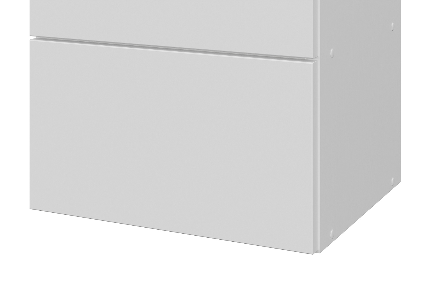 Шкаф навесной с ящиком Океалис белый