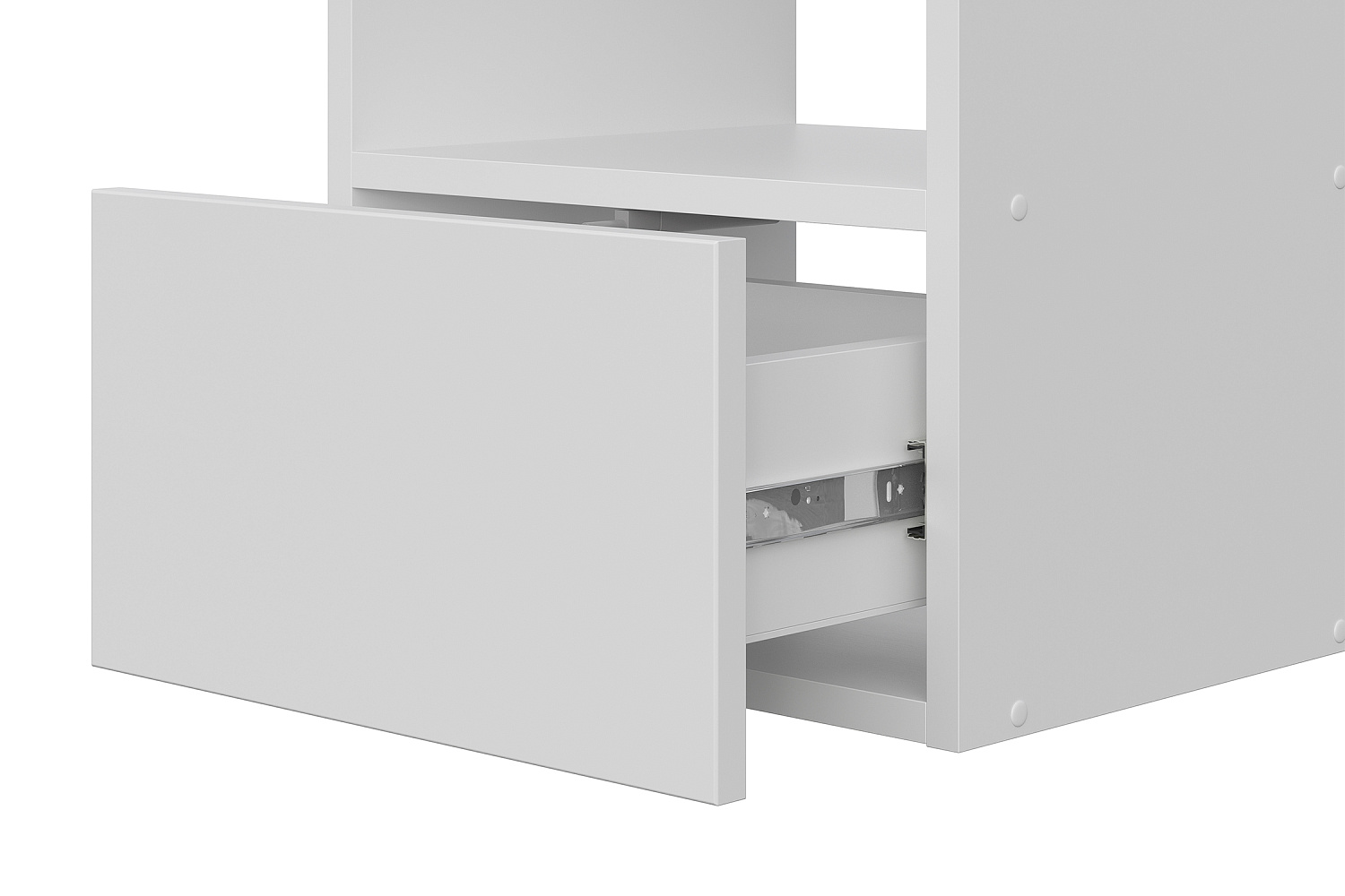 Шкаф навесной с ящиком Океалис белый