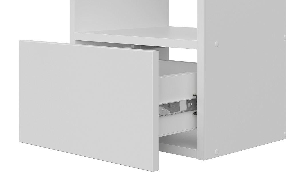 Шкаф навесной с ящиком Океалис белый