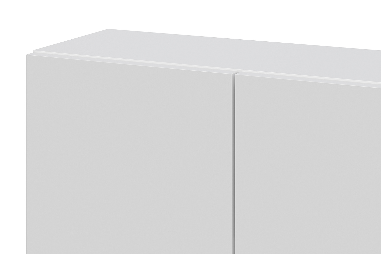 Шкаф навесной с полкой Океалис белый