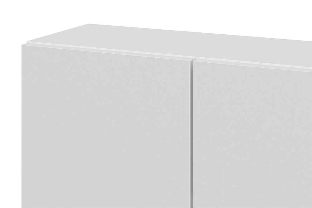 Шкаф навесной с полкой Океалис белый