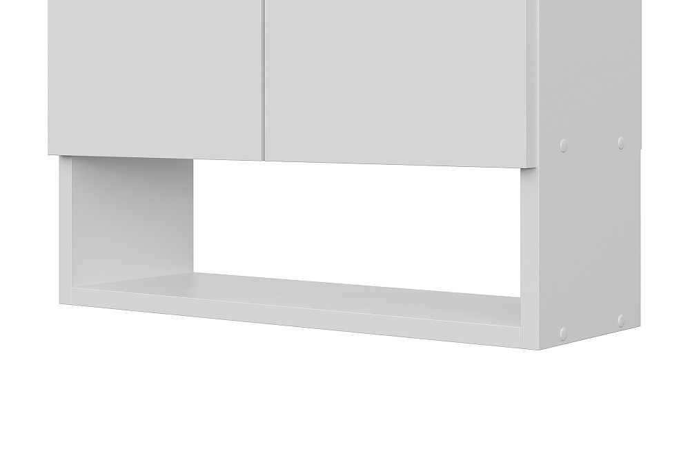 Шкаф навесной с полкой Океалис белый