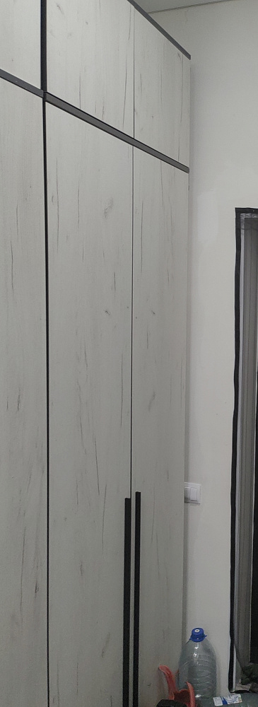 Шкаф 2-х створчатый с антресолью Норд графит