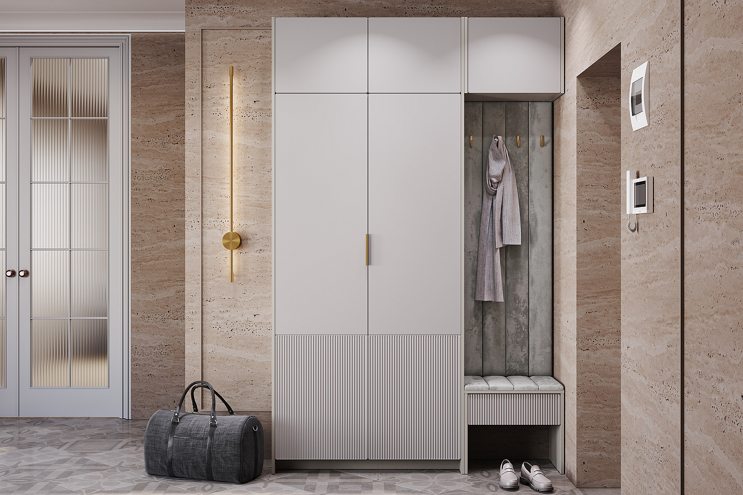 Прихожая Пандора №3 кашемир / айриш