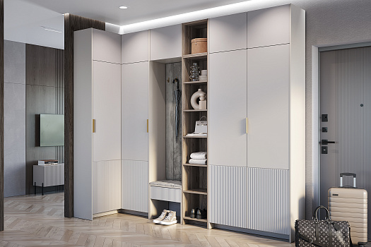 Модульная прихожая Пандора кашемир / айриш