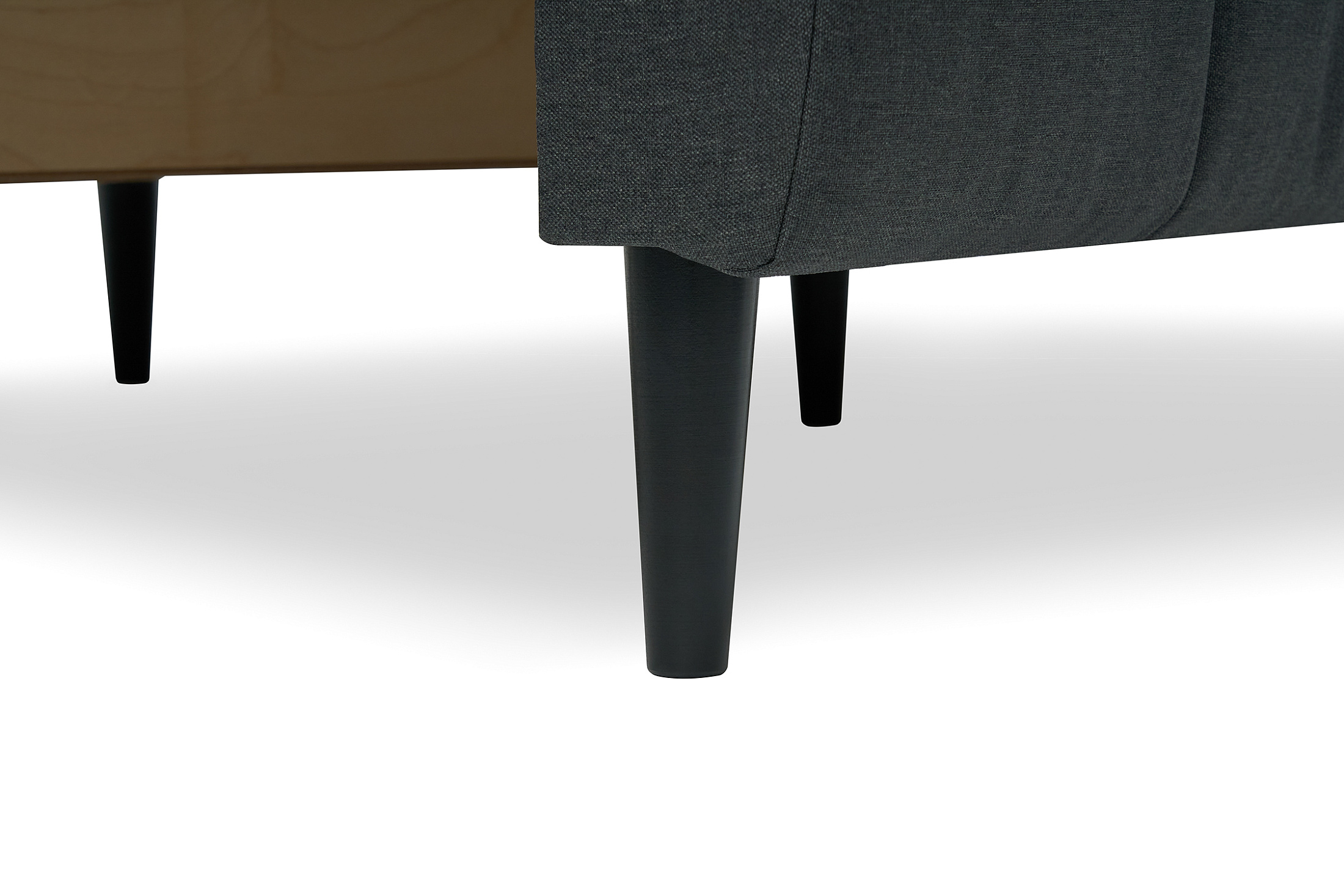 Диван угловой Флэт темно-серый — изображение 12