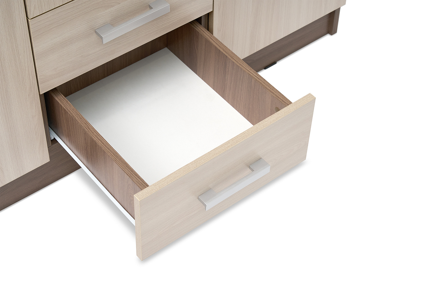 Шкаф Трио ясень шимо темный / ясень шимо светлый