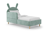 Кровать Вилу зеленая