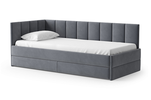 Кровать Норли серая