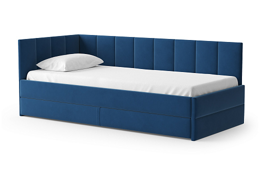 Кровать Норли синяя
